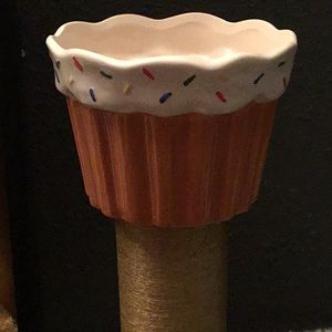 Cute Brown & White Ceramic Pot🌴🌴